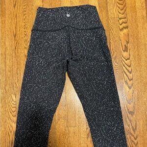 Lululemon wunder under legging. Speckled print. Limited edition.
